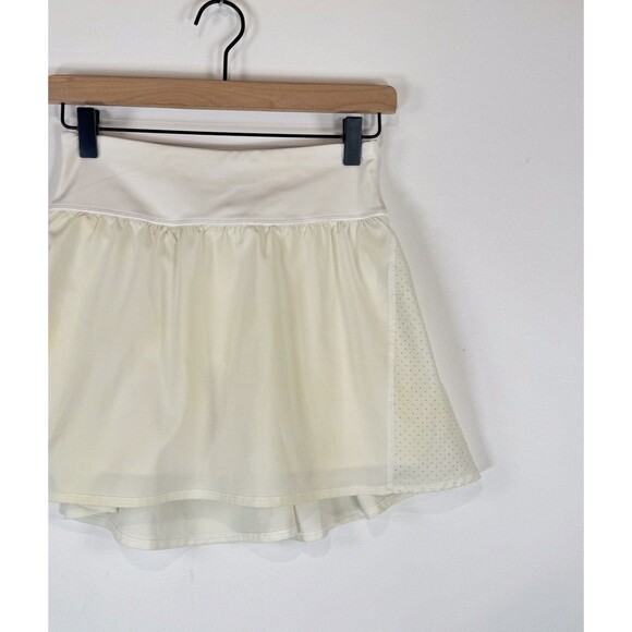 Spanx Womens Skort White Get Moving Mini Skirt A Line Tennis Stretch Golf Small - Picture 5 of 8